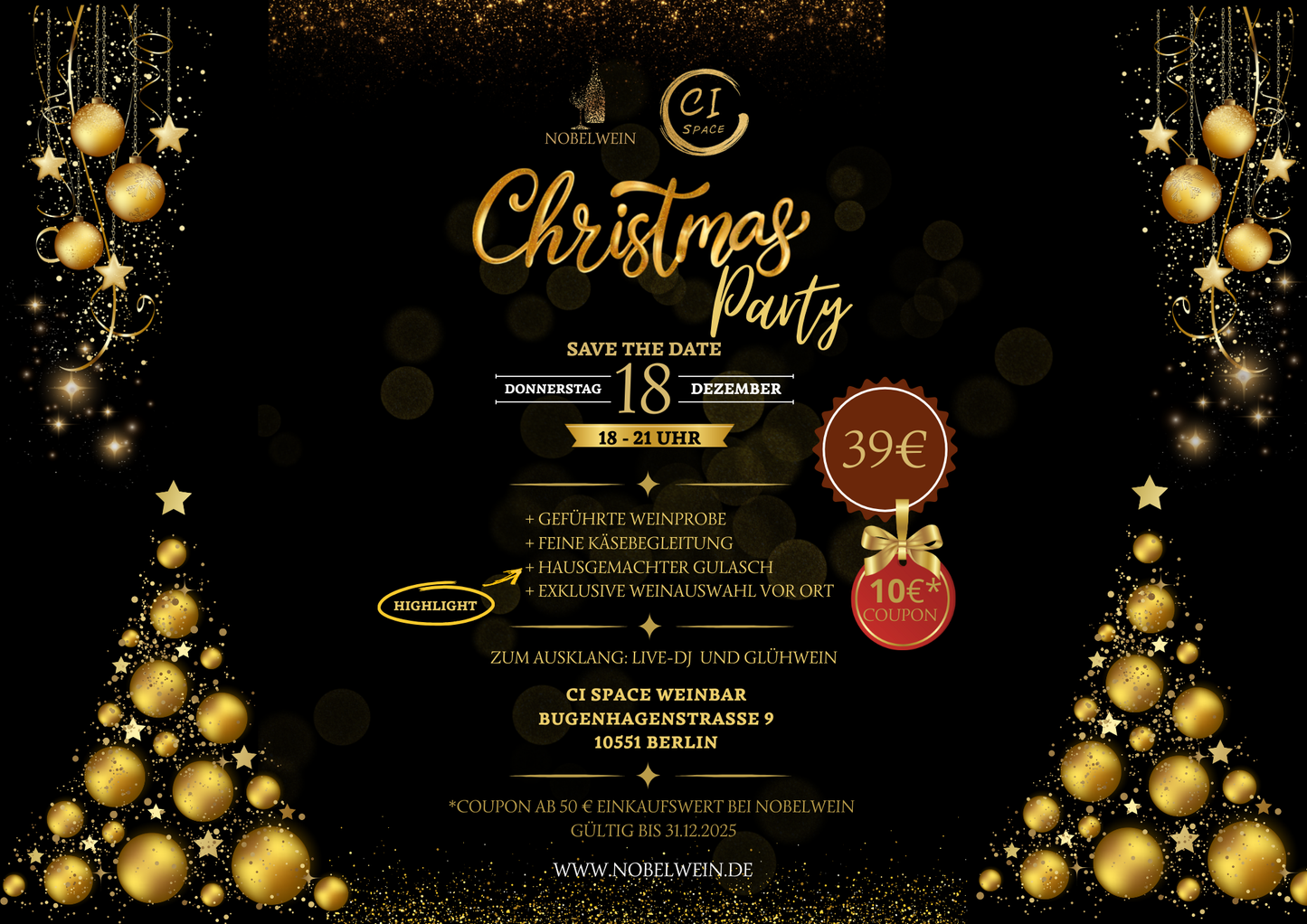 Christmas Party – 18. Dezember 2025