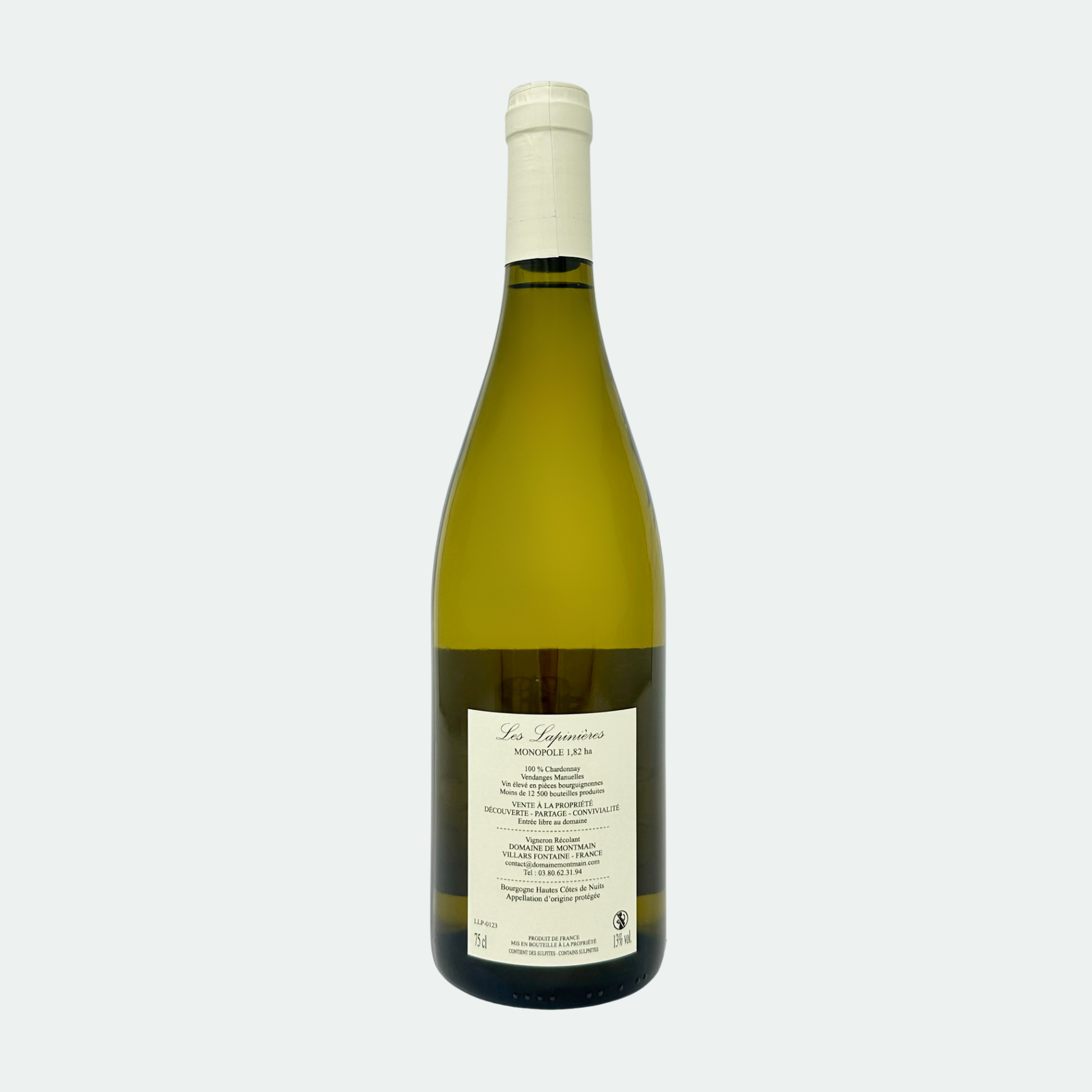 DomainedeMontmainBourgogneBlancHautesCotesdeNuitsLeHautduVillageRueckseite_2