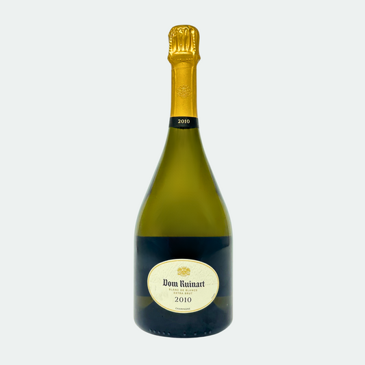 Flasche Dom Ruinart Blanc de Blancs 2010 Grand Cru Champagner