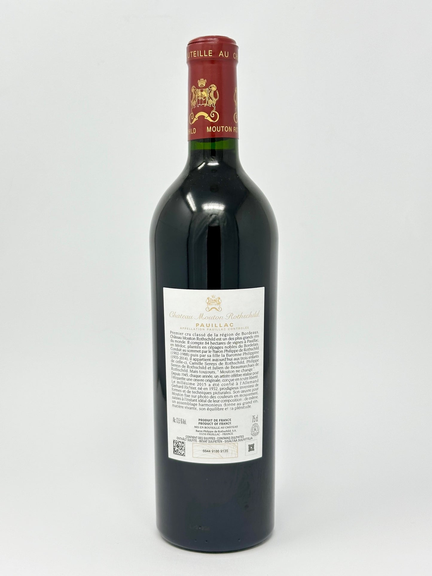 Chateau Mouton Rothschild 1er Grand Cru 2015